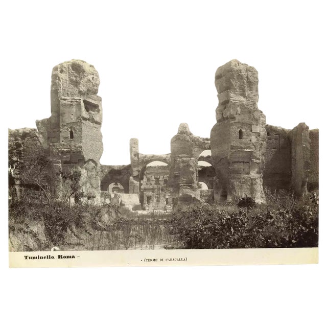 Ludovico Tuminello, Baths of Caracalla, Vintage Photograph, Early 20th Century For Sale