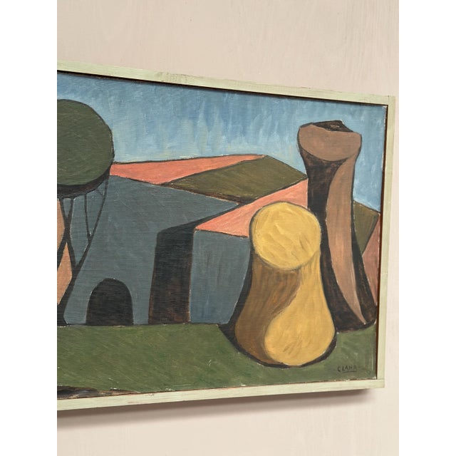 1960s Emil Clahr, Spansk, 1961, Oil on Canvas, Framed For Sale - Image 5 of 17