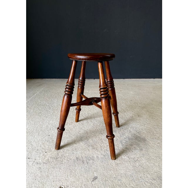 French Provincial Turned Stool, 1940s For Sale - Image 17 of 17