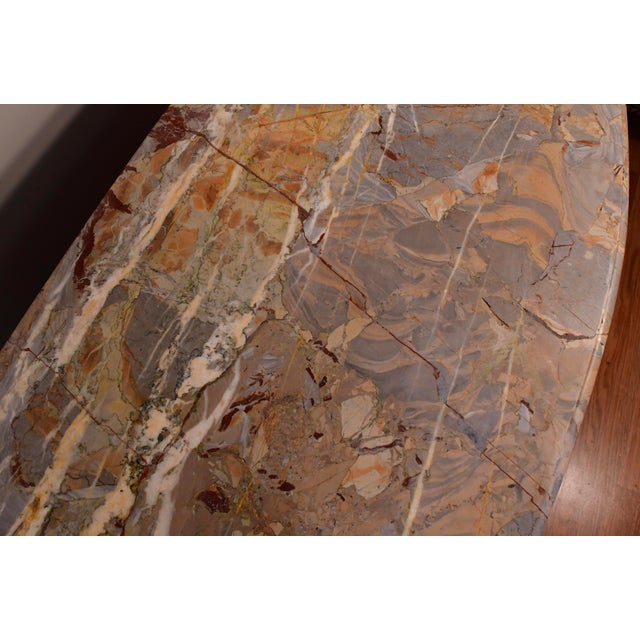 Early 19th Century 1880 Antique French Louis XV Burl Walnut & Walnut Marble Top Commode / Dresser For Sale - Image 5 of 18