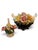 Vintage Italian Capodimonte Porcelain Floral Centerpiece With Doves For Sale - Image 9 of 10