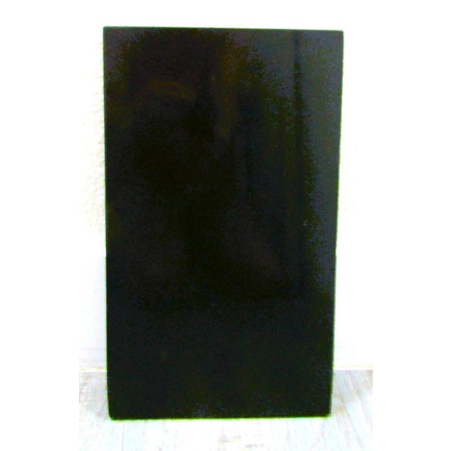 Vintage Rectangular Bronze and Black Granite Top 18" Tall Drink Table For Sale - Image 16 of 18