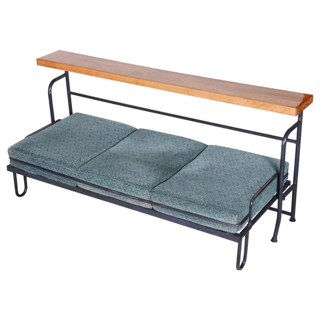 Blue Folding Sofa, 1930s For Sale - Image 13 of 13