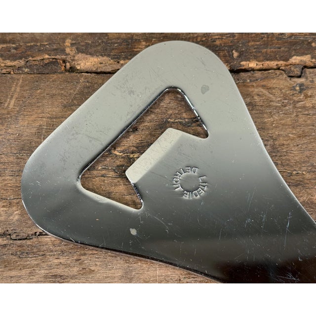 1970s Vintage c.1970's Oversized Stainless Steel Bottle Opener For Sale - Image 5 of 6