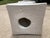 1980s Vintage Late 1970s / 1980s Postmodern Sculptural Twist Form Side Table or Pedestal in Plaster Finish For Sale - Image 5 of 7