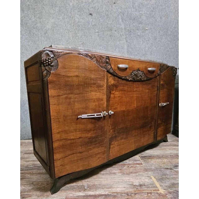 Art Deco Mahogany Credenza, 1930s For Sale - Image 3 of 10
