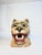 Pair of Vintage Hand Painted Folk Art Tiger and Cheetah Masks For Sale - Image 10 of 12