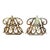 Colonial Williamsburg Queen Anne Cypher Brass Bookends - Pair For Sale