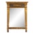 Gilded Reflections: French Empire Giltwood Mirror with Classical Relief For Sale