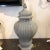 Vintage Italian Grey Ceramic Vase With Lid and Fluted Design For Sale - Image 12 of 12