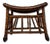 Excellent Hand Made Antique Oriental Revival Aesthetic Victorian Genuine Bamboo Footstool - Ottoman Circa 1880s For Sale - Image 4 of 18