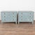 Gustavian (Swedish) 19th Century Swedish Pair of Blue Chest of Three Drawers or Nightstands For Sale - Image 3 of 17