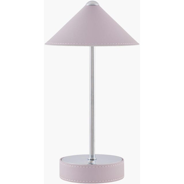 Mid-Century Modern Nomelle Accent Table Lamp Brushed Pink For Sale - Image 3 of 3