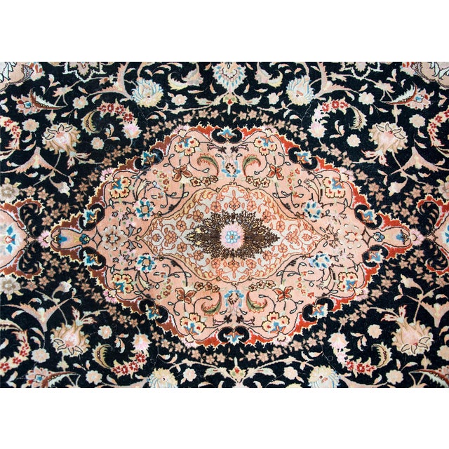 Vintage Persian Tabriz Rug For Sale - Image 12 of 15