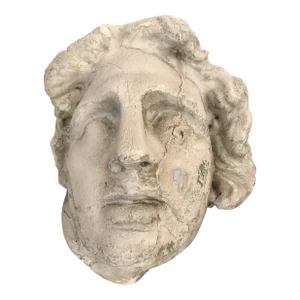 Large Plaster Wall Sculpture of Apollo
