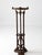 Brown Antique Gothic Revival Iron Plant Stand For Sale - Image 8 of 13