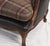 Lauren Ralph Lauren Ralph Lauren Wool and Leather on Vintage Accent Chairs Set For Sale - Image 4 of 15