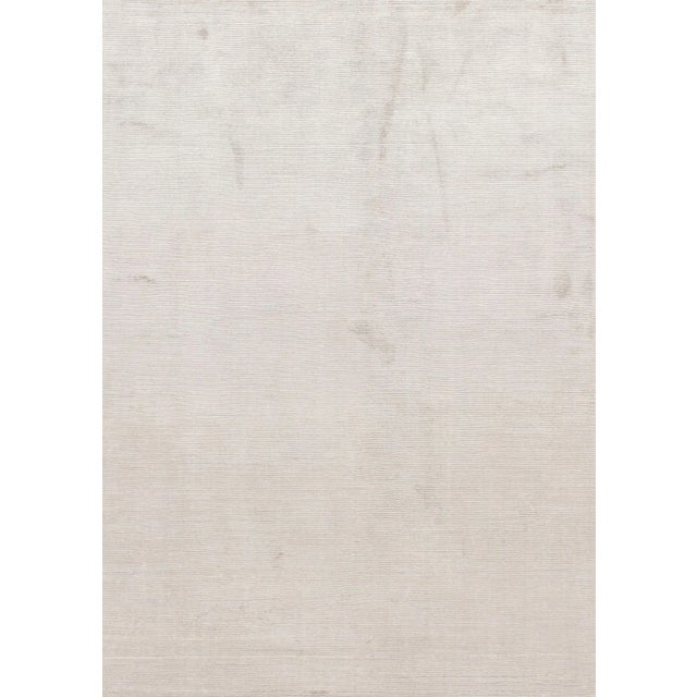 2010s 2010s Contemporary Simplicity Gray/Ivory Rug - 6'9" X 10'2" For Sale - Image 5 of 10