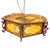 1950s Mid-Century Carved Chinese Rosewood Painted Lantern Hanging Chandelier Lamp For Sale - Image 9 of 14