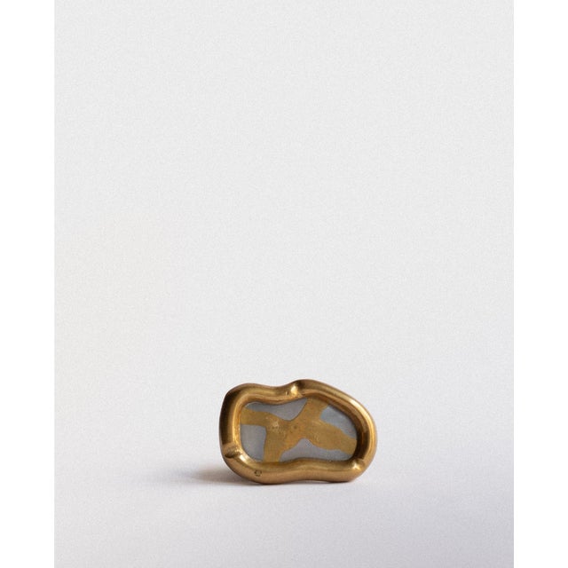 1980s Vintage Organic Brass Vide-Poche by David Marshall, 1980s For Sale - Image 5 of 5