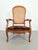 Vintage French-Style Cane-Back Armchair, 1920 For Sale - Image 13 of 13