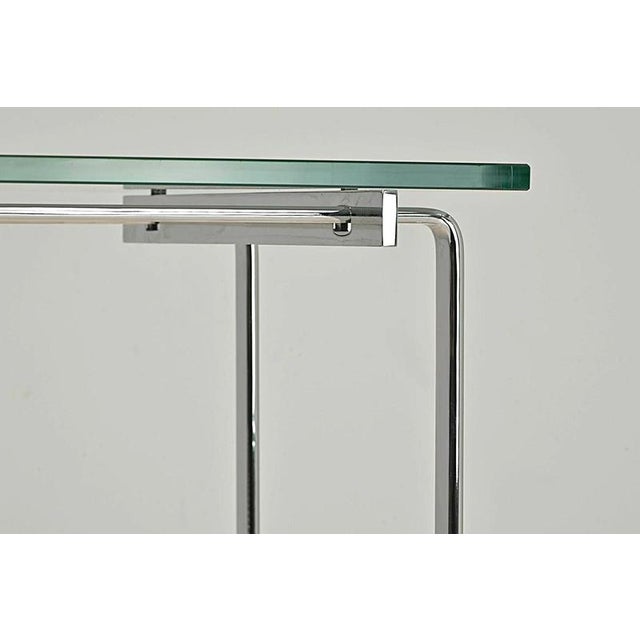 Side Table in Steel-Glass by Preben Fabricius and Jørgen Kastholm for Kill International, Germany, 1968 For Sale - Image 11 of 12
