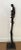 Late 20th Century Vintage Giacometti-Style Brutalist Bronze Guitarist Sculpture 25" Tall, EUC For Sale - Image 5 of 6