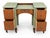 Antique Art Deco Vanity With Three-Panel Mirror and Matching Bench For Sale - Image 11 of 18