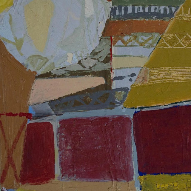 Lita, Large Abstract Composition, 1980s, Oil on Board For Sale - Image 4 of 10