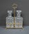 Bronze and Crystal Liquor Cabinet, Late 19th Century, Set of 3 For Sale - Image 17 of 18