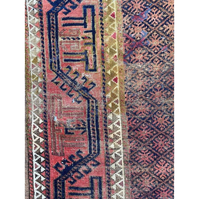 Antique Turkmen Baluch Rug, 1890s For Sale - Image 6 of 18