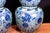 Blue and White Porcelain Ming Double Gourd Urns, Set of 2 For Sale - Image 4 of 7