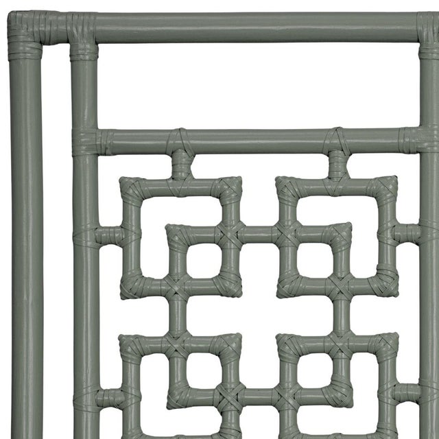 David Francis Palm Springs Platform Bed Queen, Evergreen For Sale - Image 4 of 6