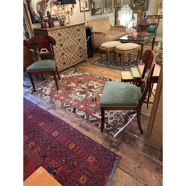 Biedermeier Style Flame Mahogany Dining Chairs -Set of 6 For Sale - Image 16 of 16