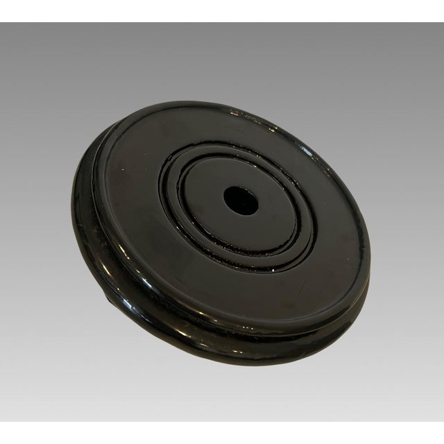 Vintage 'Macau'/ Chinese Pale Apricot Porcelain Ginger Jar (Macao) With Exotic Flowers Tongzhi Style (Macanese) For Sale - Image 13 of 13