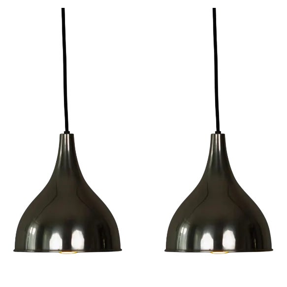 Danish Silhouette Lamps by Jo Hammerborg for Fog Og Morup, 1977, Set of 2 For Sale