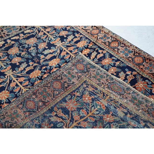 Antique Afshar Rug 3'11'' x 5'0'' For Sale - Image 9 of 9