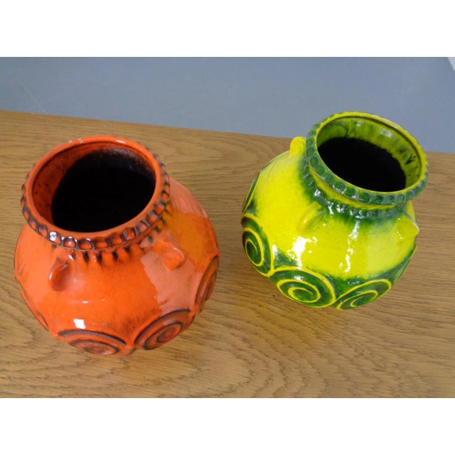 Pop Art Ceramic Vases from Jasba, Set of 2, 1970s For Sale - Image 9 of 12