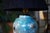 Sky Blue Blue Ceramic Table Light, Ocean Inspired, Handmade Sculptural Lighting, Unique Home Decor For Sale - Image 8 of 11