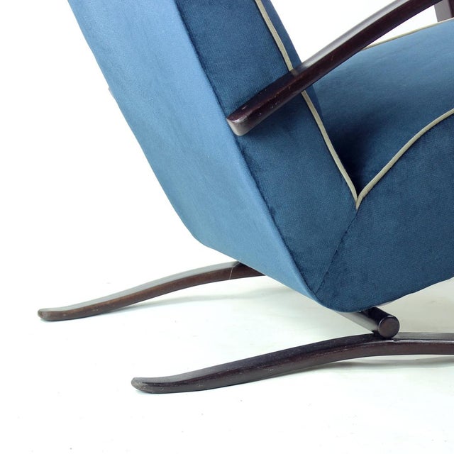 Wood H 269 Armchair attributed to Jindřich Halabala for Up Závody, Former Czechoslovakia, 1920s For Sale - Image 7 of 14