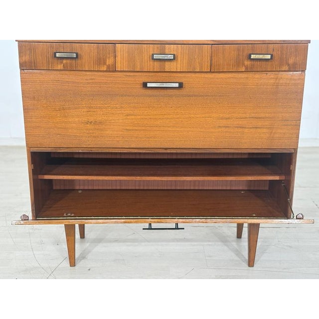 Vintage Shoe Cabinet in Teak For Sale - Image 3 of 10