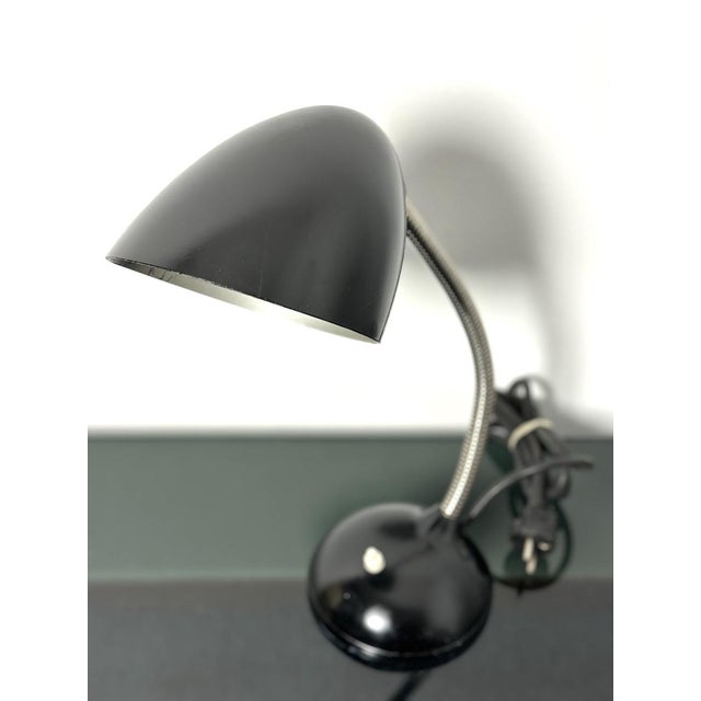 Mid-Century Modern Vintage Cole Desk Lamp by Eric Kirkman for Elektrosvit, 1940s For Sale - Image 3 of 8