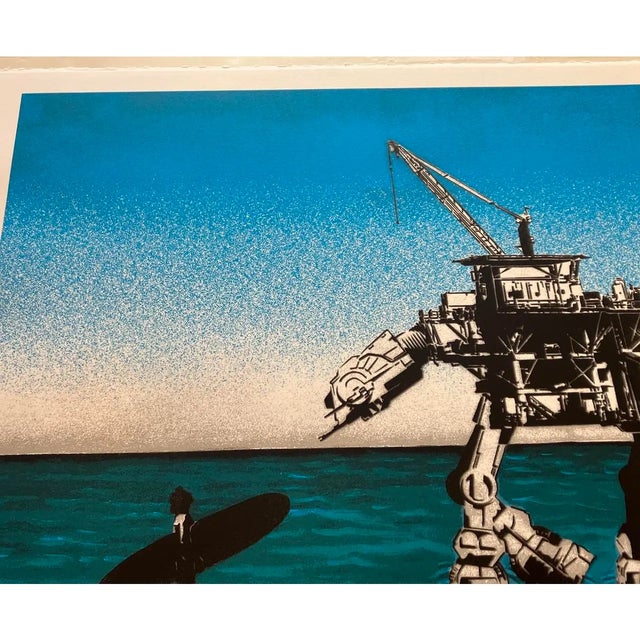 Drill & Spill Pop-Art Masterpiece by Legendary Los Angeles Based Artist Hijack Ed. 50 c.2019 For Sale In Reno/Lake Tahoe - Image 6 of 11