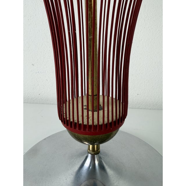 Metal Italian Space Age Table Lamp, 1970s For Sale - Image 7 of 12