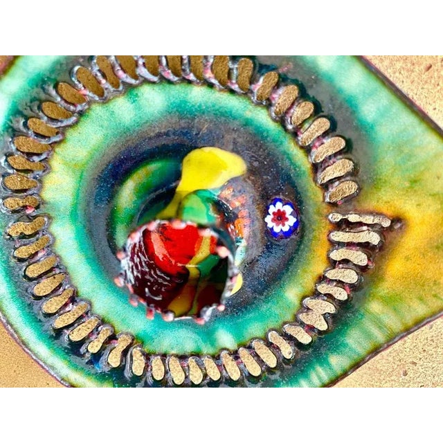 Vintage Enameled Copper Bowl by Gio Ponti, 1960 For Sale - Image 6 of 7