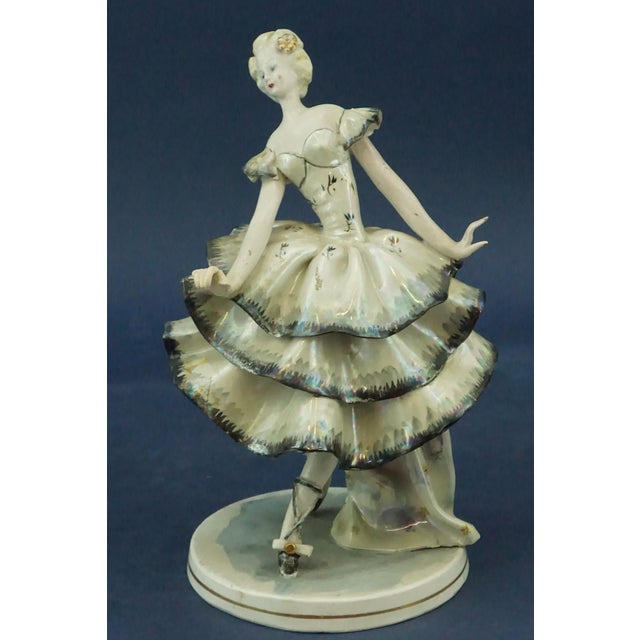 20th Century Ceramic Dancers by Toni Moretto for Palladio, Italy, Early 20th Century, Set of 2 For Sale - Image 16 of 18