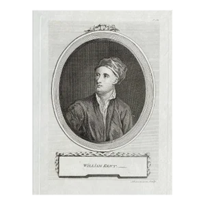 18th Century Engraving of Architect William Kent