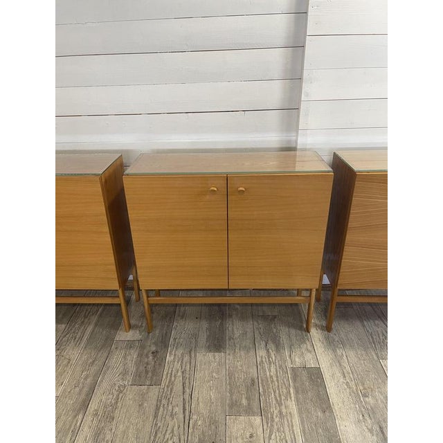 1970s Commodes by Jitona for N.P. Sobeslav, Brno, 1972, Set of 4 For Sale - Image 5 of 9
