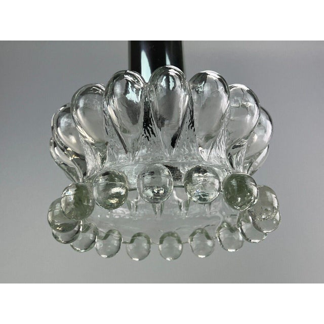 Mid-Century Modern Mid-Century Space Age Hanging Lamp in Bubble Glass, 1970s For Sale - Image 3 of 16