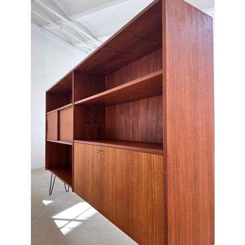 Shelf on Hairpin Legs, Denmark For Sale - Image 3 of 11